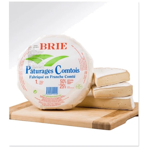 Brie Paturages Comtois 50% (WT00920): Вес нетто 100 г