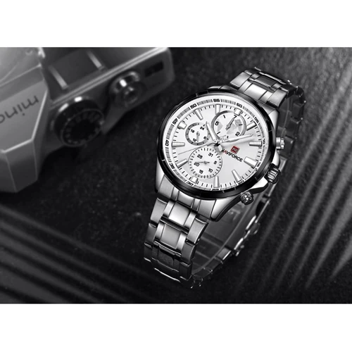 Наручные часы Naviforce 9089s Silver-White (NF9089SW): Стиль Классический