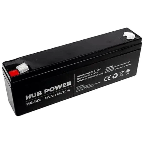 Hub Power 12V 2.3 Ah (HE-122): Тип Аккумулятор