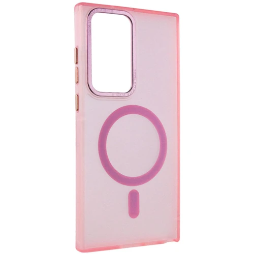 Чехол для телефонов Epik TPU Lyon Frosted with MagSafe Pink for Samsung S908 Galaxy S22 Ultra