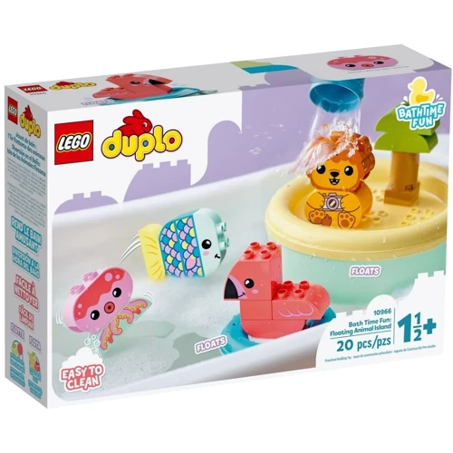 Конструктор LEGO DUPLO Веселое купание: Плавающий остров с животными (10966)