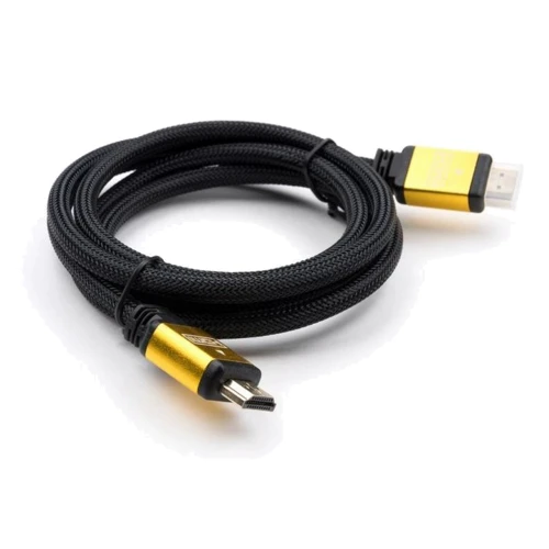 Кабель і перехідник Vinga HDMI to HDMI 1.8 m metal V2.0 (VCPDCHDMI2VMM1.8BK)