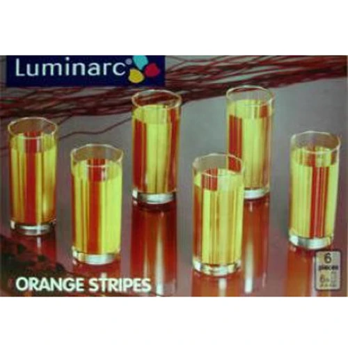 Набор стаканов Luminarc Orange Stripes G1964 (6 пр.) (270 мл)