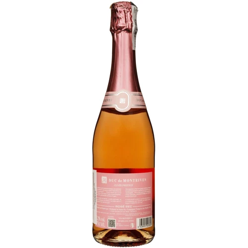 Ігристе вино Duc de Montrives Cuvee Prestige Rose Sec рожеве сухе 0.75 л (FSH_3438931023848): Об'єм, л 0.75