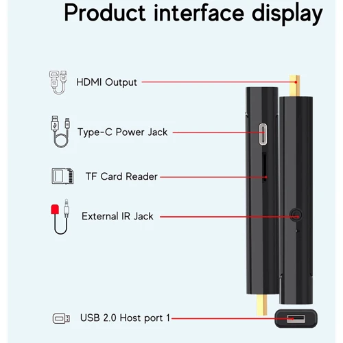 Приставка Smart TV G7 Stick ATV (2GB/16GB): Графічний процесор (GPU) Mali-G31 MP2