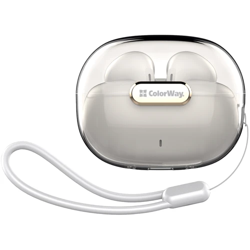 Наушники ColorWay Slim TWS-2 Earbuds White (CW-TWS2WT): Время работы, ч 4