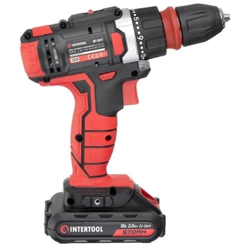 Дриль-шуруповерт Intertool (WT-0317): Тип патрона швидкозажимний