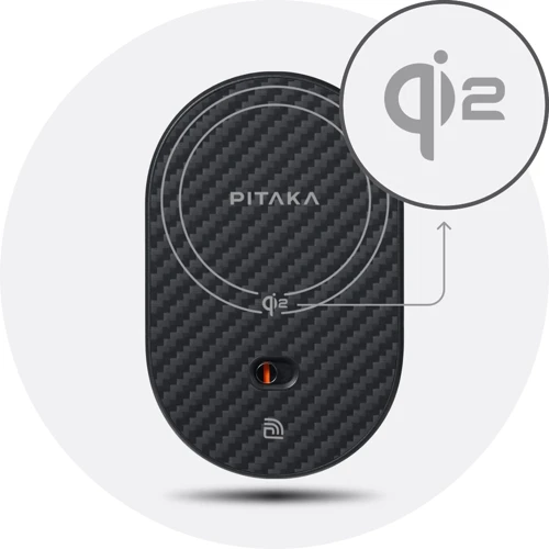 Держатель Pitaka Car Holder Air Vent MagEZ Car Mount Pro 2 Qi2 15W Black (CM2402N) фото 5