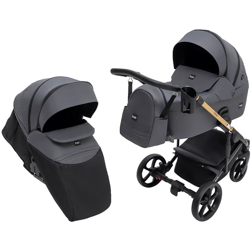 Коляска 2 в 1 Bair Onyx Soft OS-219 графит (680958): Тип коляски Универсальная коляска (2-в-1)
