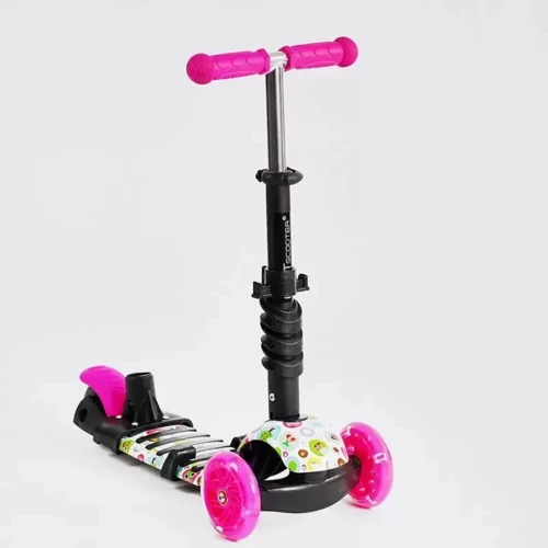 Детский самокат 5 в 1 Best Scooter LS-67367 Розовый: Максимальная допустимая нагрузка, кг 20