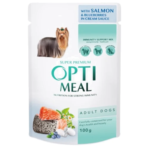 Влажный корм Optimeal Adult Dogs Multi Taste №5 для собак (3+1) 0.4 кг (4820269140790) фото 9