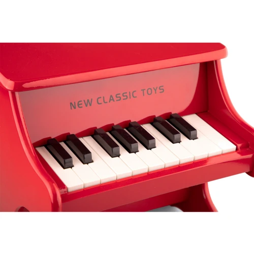 Пианино New Classic Toys красное 18 клавиш (10155): Вид пианино, синтезатор