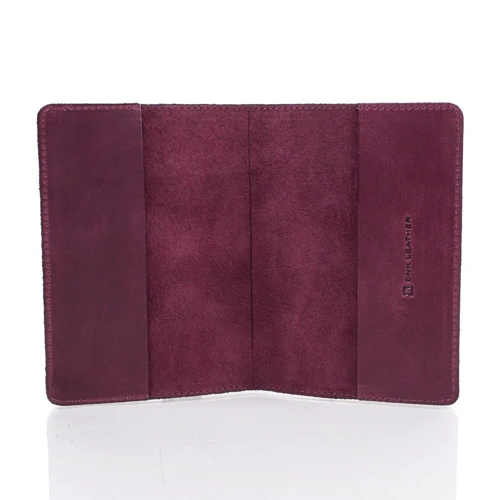 Обложка для документов DNK Leather темно-фиолетовая (DNK-Pasport-Hcol-L): Страна производитель Украина