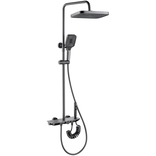 Душевая система Lefton Thermostatic Shower System with Temperature Display and 4 Water Outlet Modes-SST2204 Grey