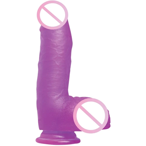 Фаллоимитатор с мошонкой Gelee Manny Candy 8, 16Х5 см