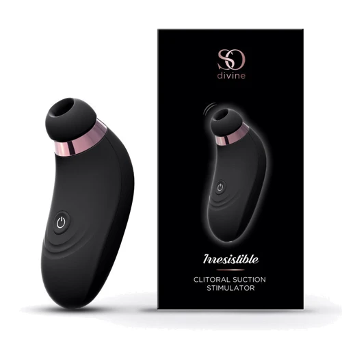 Вакуумный стимулятор клитора So Divine Irresistible black
