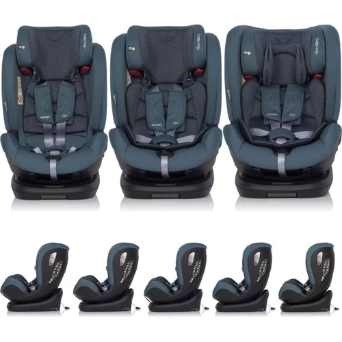 Автокресло EasyGo Convert izofix 0-36 9024-ECis-09 Dive, синий: Группа 0/1/2/3