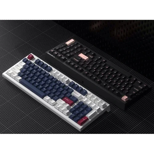 Клавиатура FL Esports FL980 V2 White body Metal Heart Kailh MX Cool Mint South LED wireless Three-Mode: Количество клавиш 97