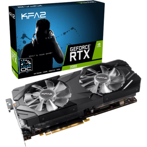Видеокарта KFA2 GeForce RTX 2080 EX 1-Click OC GE 8GB (28NSL6UCU9EK)