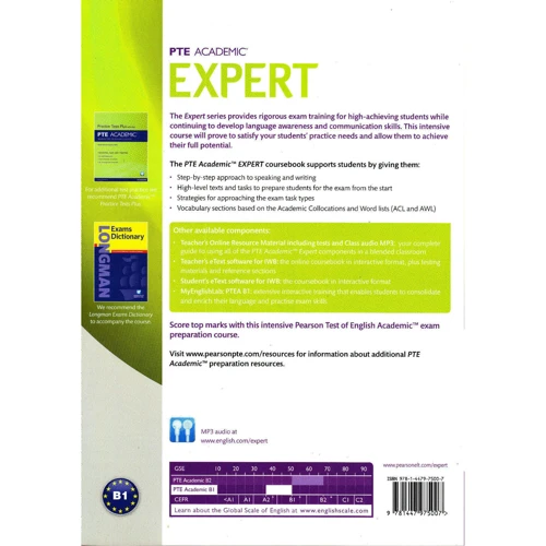 Expert PTE Academic B1 Coursebook: Производитель Pearson Education