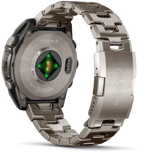 Смарт-часы Garmin Fenix 8 AMOLED 47mm Sapphire Titanium with Vented Titanium Bracelet (010-02904-40): Время работы до 16 дней