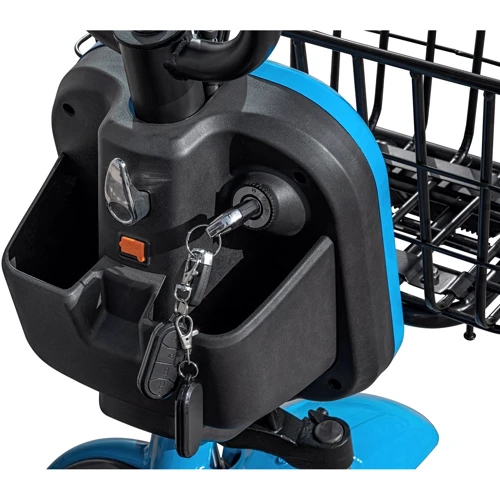 Электроскутер Like.Bike T1 Light (black-blue) фото 8