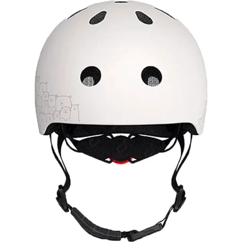 Шлем детский Scoot and Ride Светло-серый с фонариком 45-51см (SR-210225-ASH) фото 7