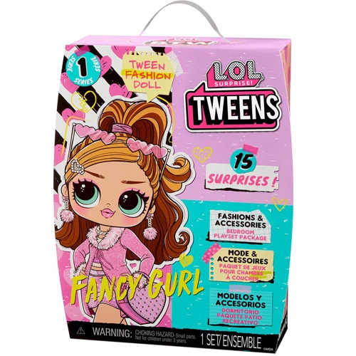 Ігровий набір з лялькою L.O.L. SURPRISE! серії Tweens - Модниця (з аксесуарами) (576679): Висота, см 15