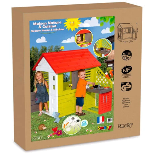Игровой домик Smoby Toys Солнечный с летней кухней Разноцветный (OL29498) фото 6