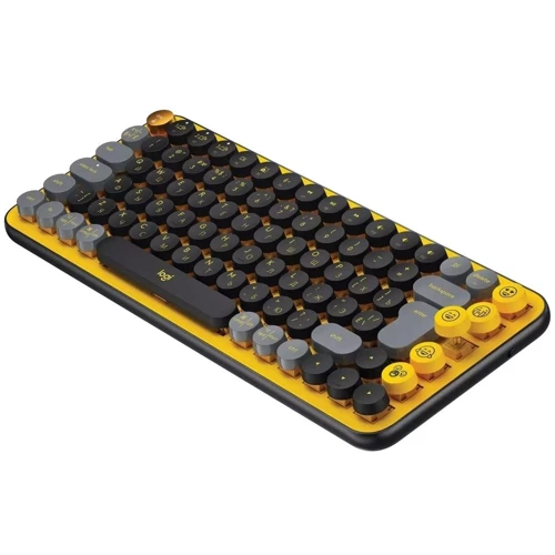 Клавіатура Logitech POP Keys Wireless Mechanical Keyboard UA Blast Yellow (920-010735): інтерфейс підключення Bluetooth