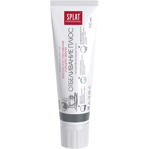 SPLAT Professional White plus Зубная паста 100 ml: Возраст От 14 лет
