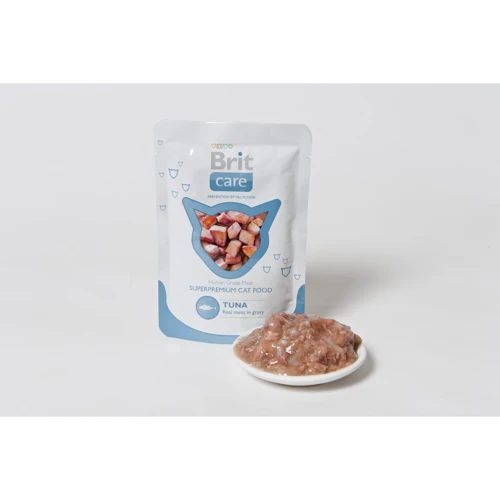 Влажный корм для кошек с тунцом Brit Care Pouches tuna 80 г (8594031447023): Тип паучи