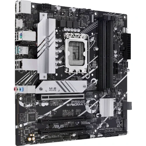 ASUS PRIME B760M-A D4: Оперативная память 4xDDR4 5333 МГц, до 128 ГБ