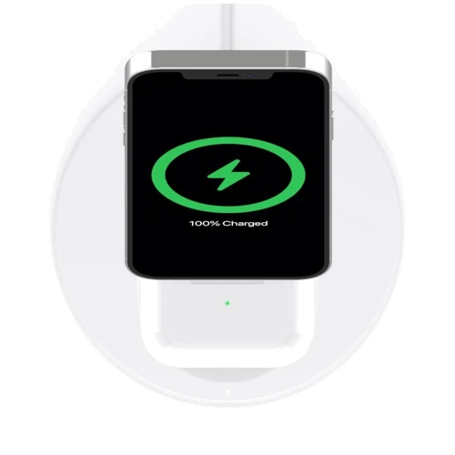 Зарядное устройство Belkin Wireless Charger Stand MagSafe White (WIZ010VFWH) for iPhone 16 I 15 I 14 I 13 I 12 series фото 7