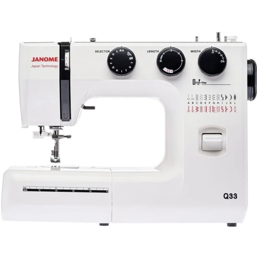 Швейная машина Janome Q33: Максимальная скорость, стежков/мин 850