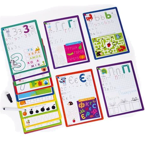 Навчальний набір Vladi Toys Готуємось до школи Алфавіт на листі (VT5010-21)