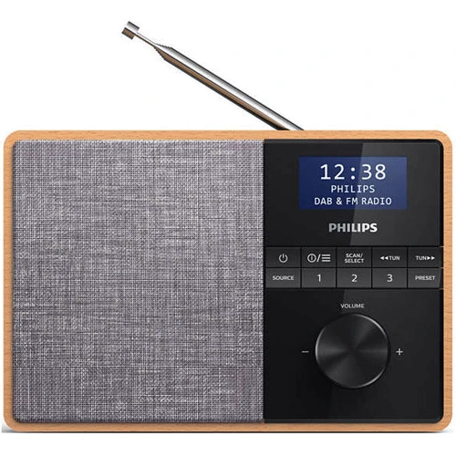 Акустика Радиоприемник Philips TAR5505: Цвет коричневый