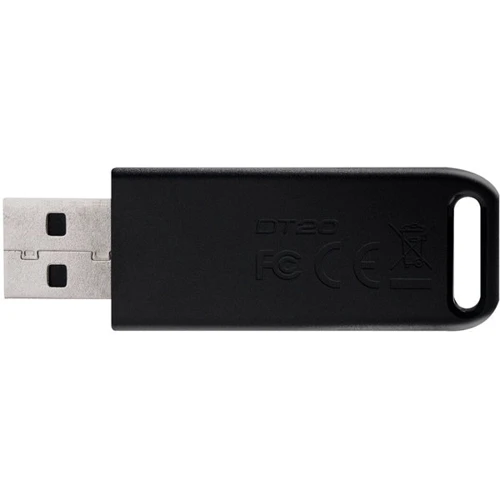 USB-флешка Kingston 64GB DataTraveler 20 USB 2.0 Black (DT20/64GB): Стандарт USB USB 2.0