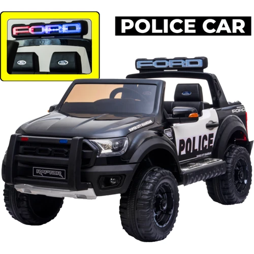 Електромобіль Kidsauto Ford Raptor POLICE з мигалками (DK-F150RP)
