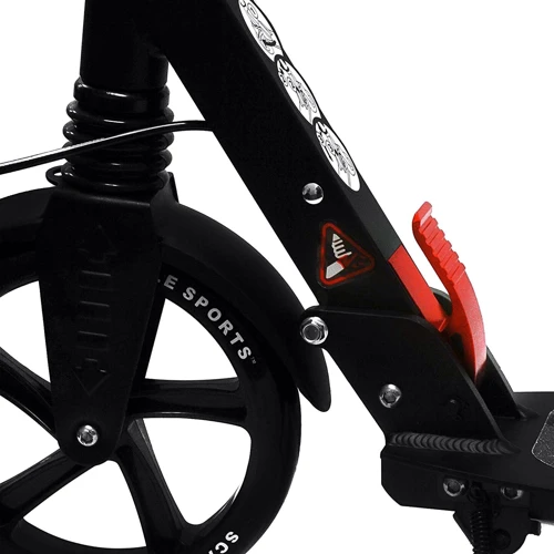 Двухколесный самокат Scale Sports SS-04 Black Дисковый тормоз: Конструкция рамы складная