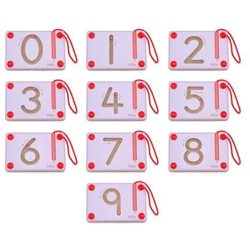 Навчальний набір Viga Toys Вчимося писати цифри (50339)