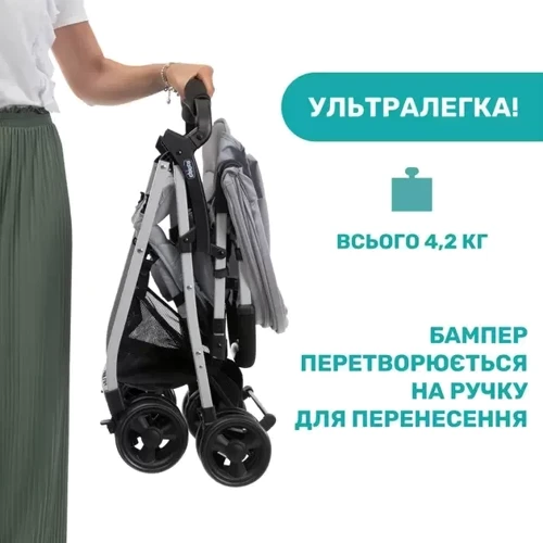 Прогулочная коляска Chicco Ohlala 3 Stroller (79733.72): Количество блоков 1