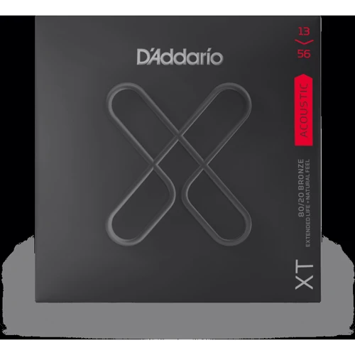 Струна для гитар Комплект струн D'addario XTABR1356 XT 80/20 Bronze Medium (13-56)