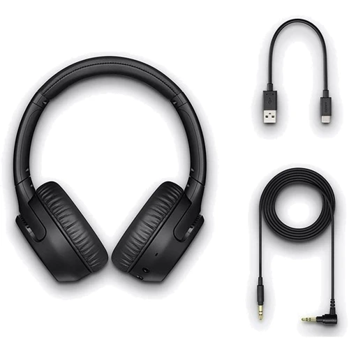 Наушники Sony WH-XB700 Black: Тип излучателя динамический