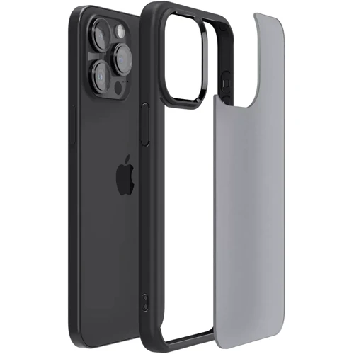 Чехол для iPhone Spigen Ultra Hybrid Frost Black (ACS06568) for iPhone 15 Pro Max: Тип чехла накладка на заднюю часть