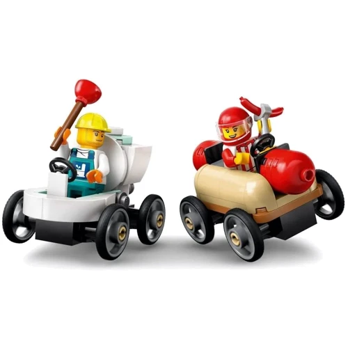 Конструктор LEGO City Никаких ограничений Автодром для гоночных автомобилей 436 деталей (60460) фото 6