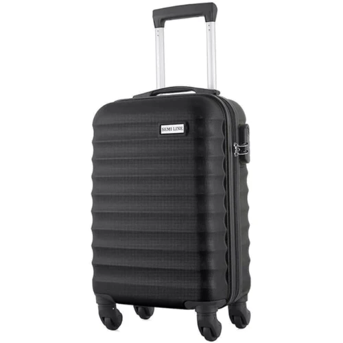 Чемодан Semi Line 20" (S) Black черный (T5634-1)