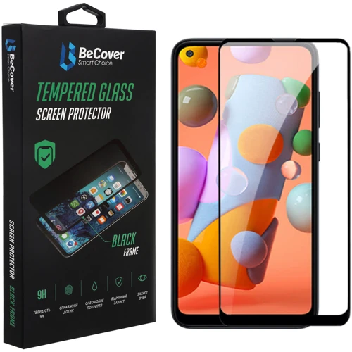 Аксесуар для смартфона BeCover Tempered Glass Black для Samsung A217 Galaxy A21s (707338): undefined undefined