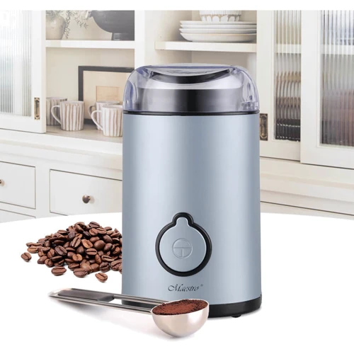 Кофемолка Maestro MR-452-Grey: Вместимость, г 50