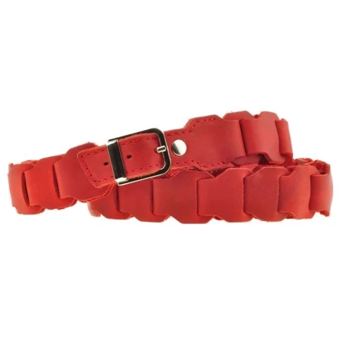 Женский ремень BlankNote коралловый (BN-BELT-1-coral): Ширина ремня Средняя